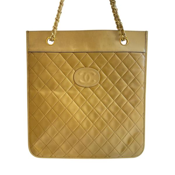 Chanel CARA Vintage奶茶色琴譜包 
