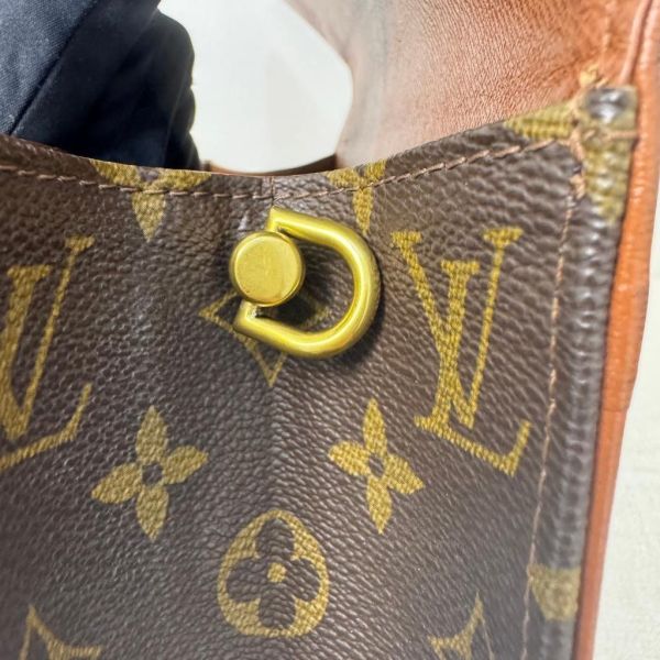 Louis Vuitton 經典老花紅皮手拿包 