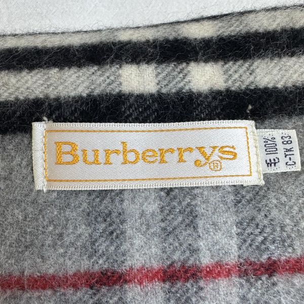 Burberry 巴寶莉 羊毛格紋圍巾 
