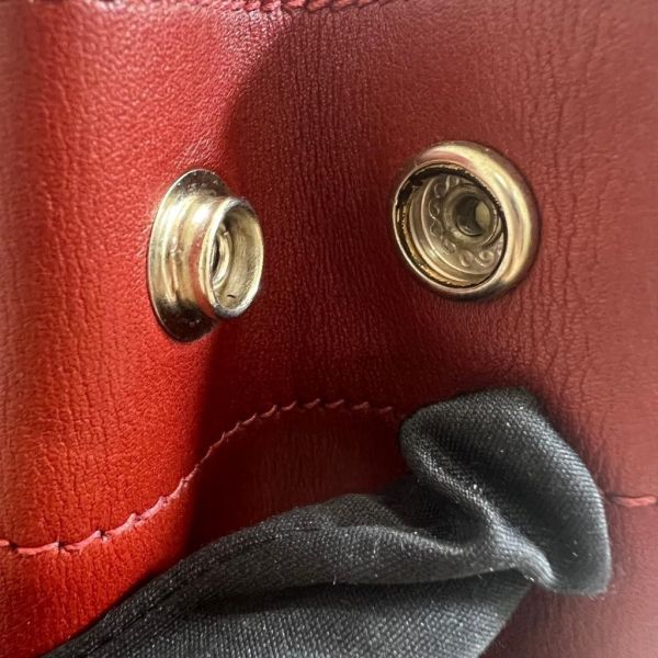 Hermès 皮革帆布手提包 