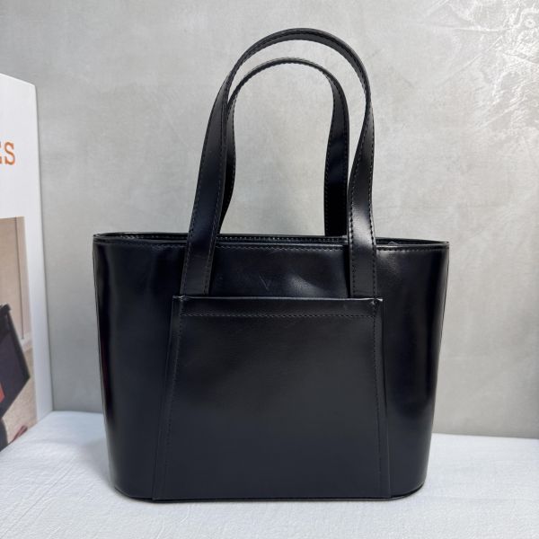 LOEWE 黑色皮革復古小托特包 / 手提包* 