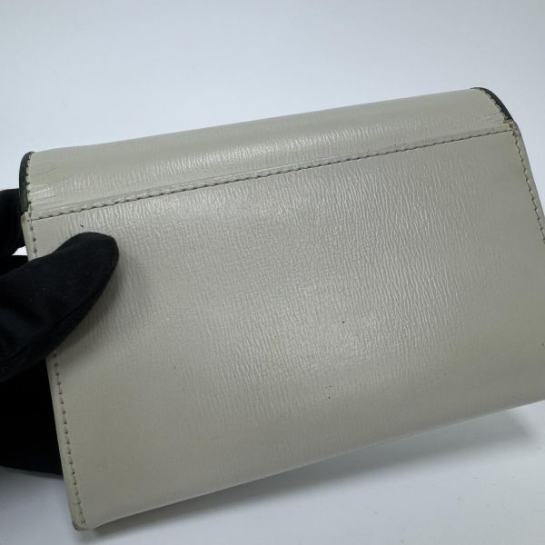 Agnes b. 淺綠 綠邊短款錢包 