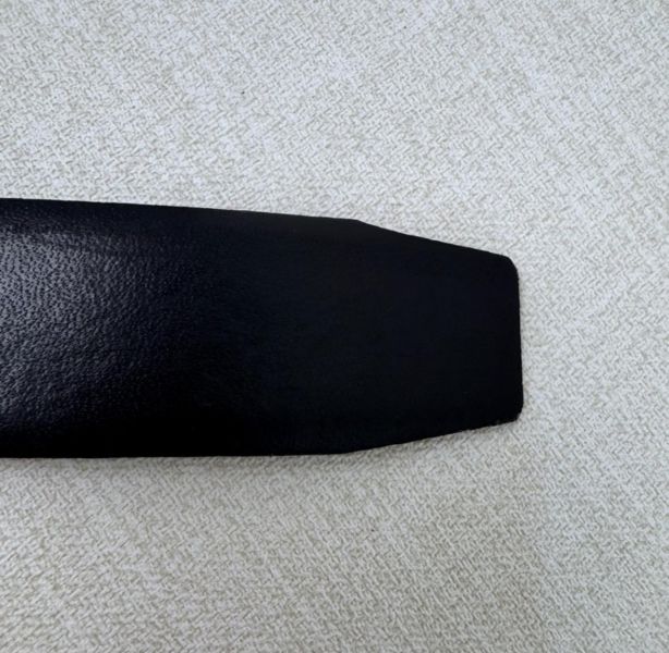 DIOR 金x黑頭 黑皮革 皮帶 腰帶 