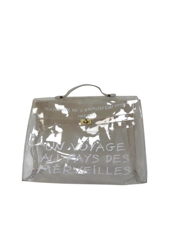 Hermès「Vinyl Kelly」透明限量包 