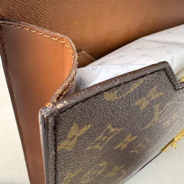 Louis Vuitton 紅皮老花 手提公事包 