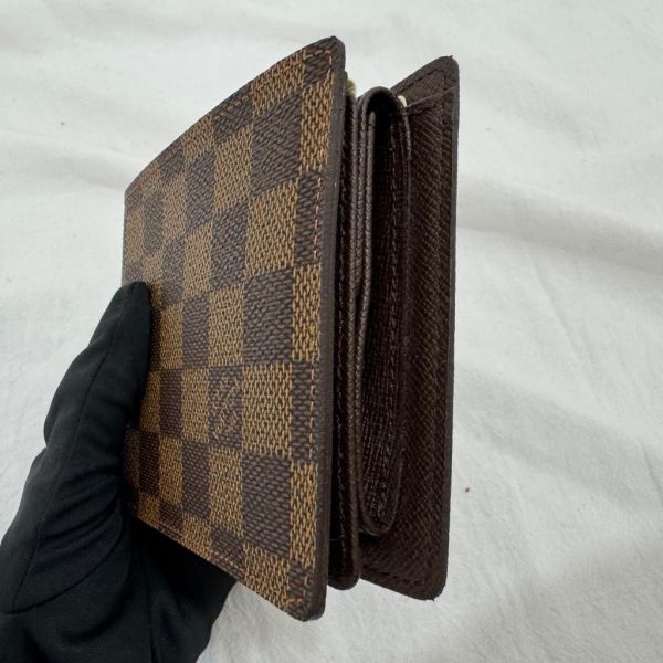 Louis Vuitton 棋盤格對開短夾 