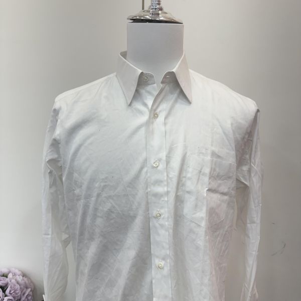 Burberry 白色棉質長袖襯衫 