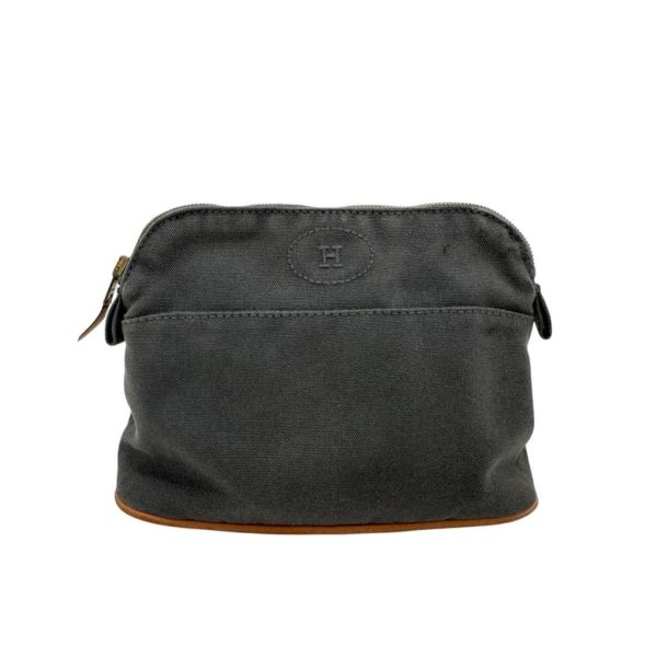 Hermès 帆布化妝品袋 