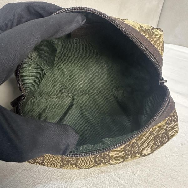 GUCCI Vintage 中古老花化妝包 