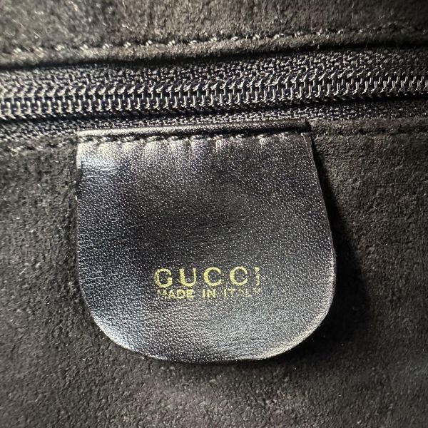 Gucci 超大款馬銜扣馬毛半月包 