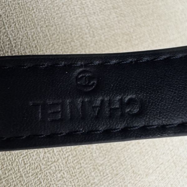 Chanel 藍色牛仔菱格紋 棒球帽 