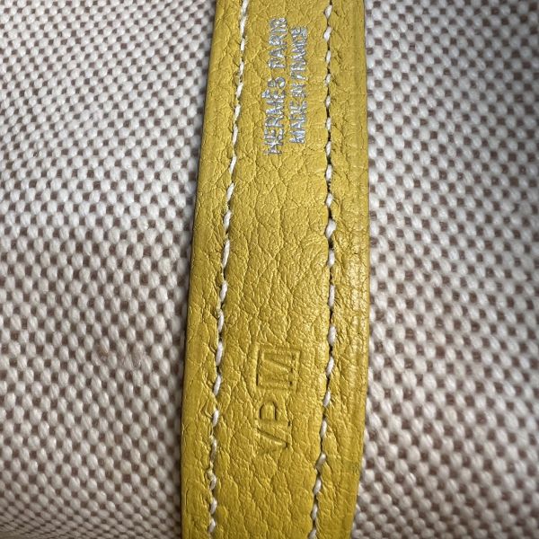 Hermès Garden Party 花園系列 鵝黃色托特包 