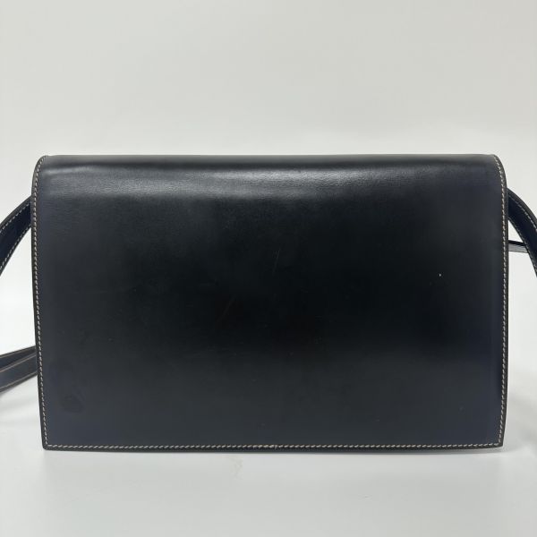 Testini 鐵獅東尼 黑色皮革斜背包 