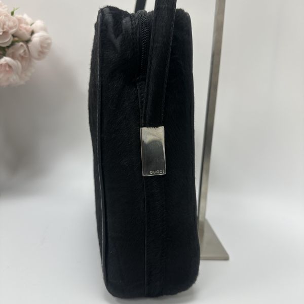 Gucci 復古黑色單肩包 
