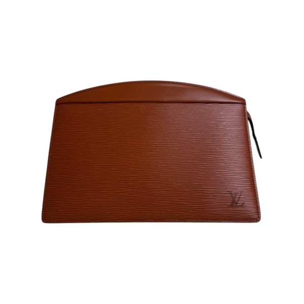 Louis Vuitton Epi棕色手拿包 