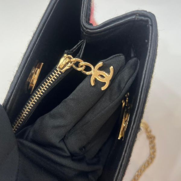 Chanel 復古毛呢鏈包 