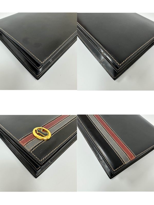 Testini 鐵獅東尼 黑色皮革斜背包 