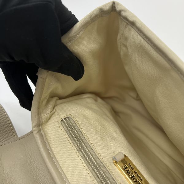 Loewe 編織拼色斜背包 
