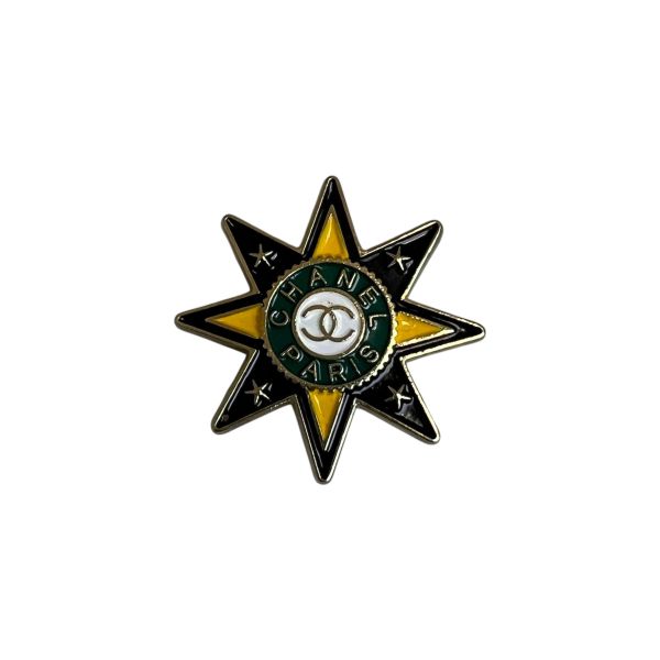 Chanel CC 星星胸針 