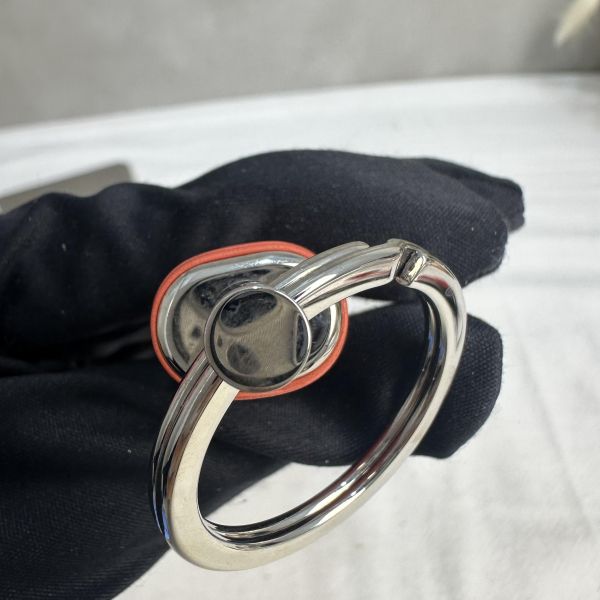 BV 中古橘色小編織鑰匙圈吊飾 