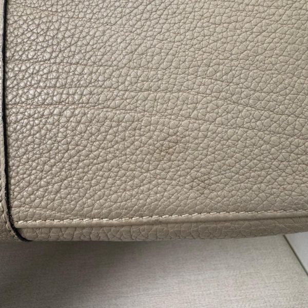 Hermès 大象灰全皮手提包 