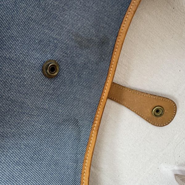 Hermès  Evelyne牛仔帆布包 