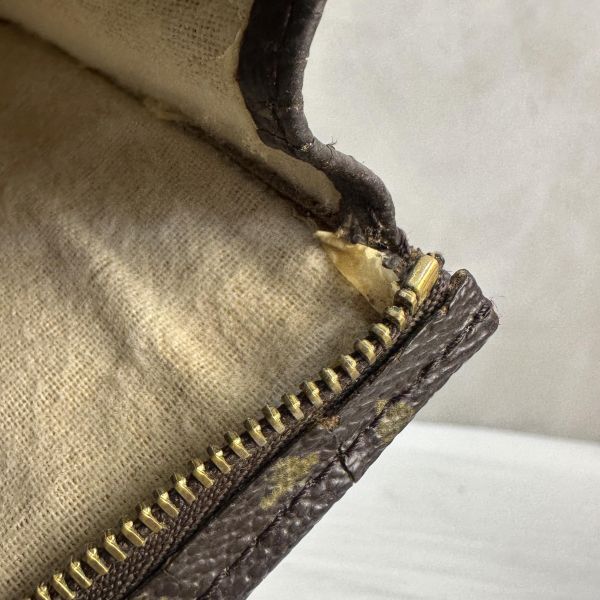 Louis Vuitton 中古老花迷你洗漱手拿包 