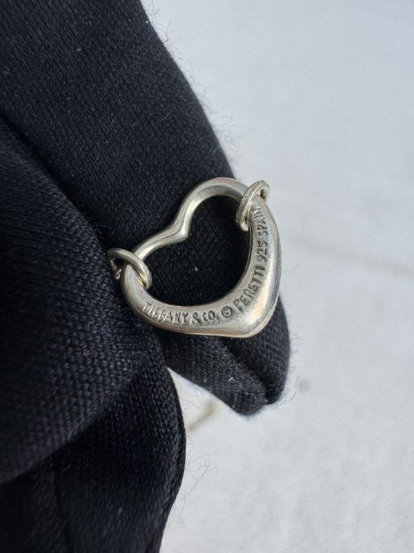Tiffany & Co. 近全新純銀愛心手鏈 