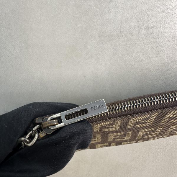 Fendi Zucca FF 老花帆布鎖匙包 