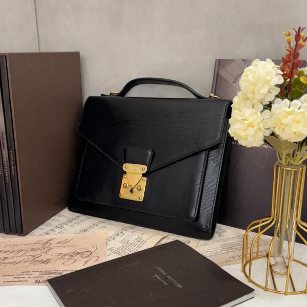 Louis Vuitton Epi水波紋 蒙梭郵差包 