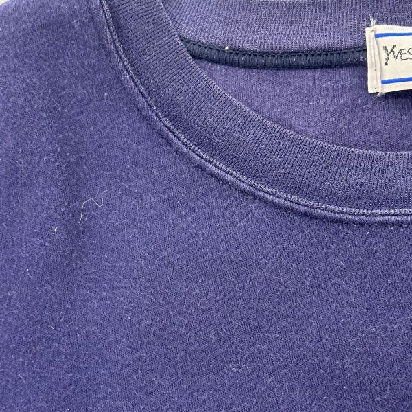 YSL 深藍色圓領衛衣 