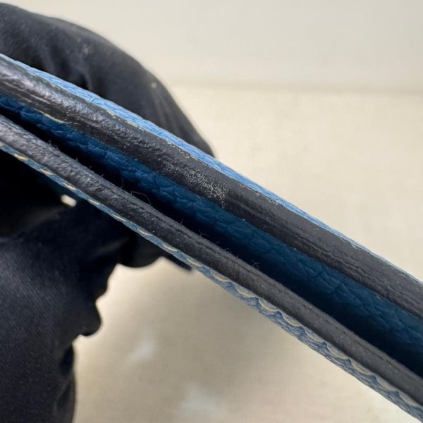 Hermès Béarn Wallet 藍色長夾 