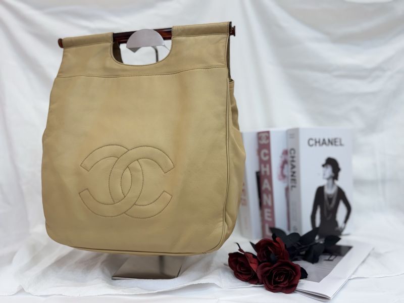 Chanel 玳瑁提把手提袋 