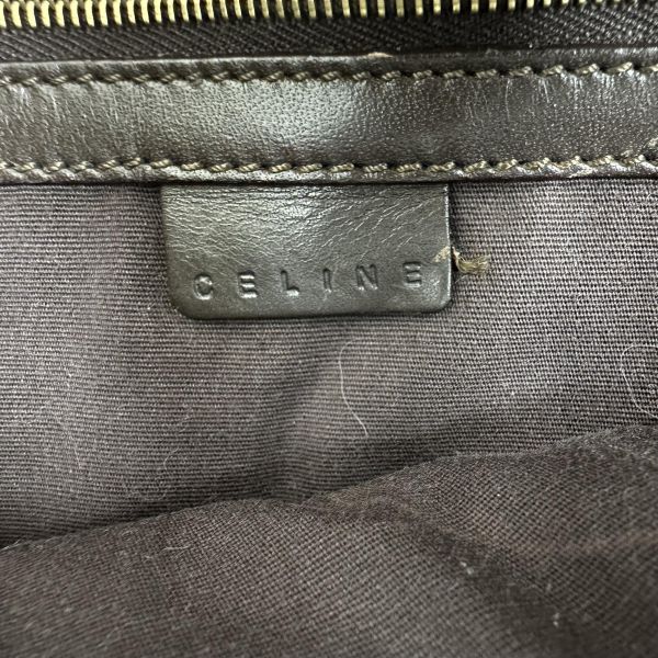 Celine 褐色絨面皮 單肩包 
