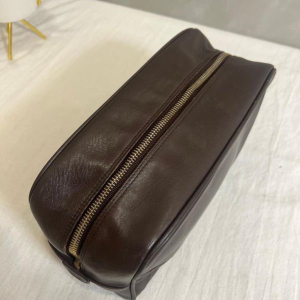 CHANEL 復古魚子醬皮革化妝包 