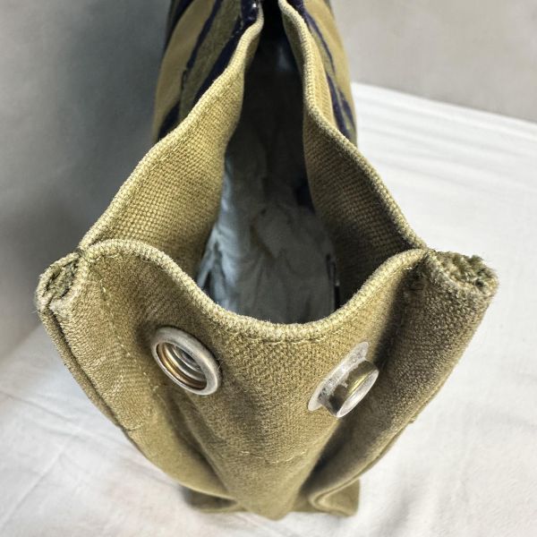 Hermès 中古綠色小號帆布手袋 