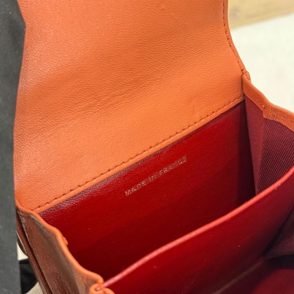 Chanel 珊瑚橘短夾 