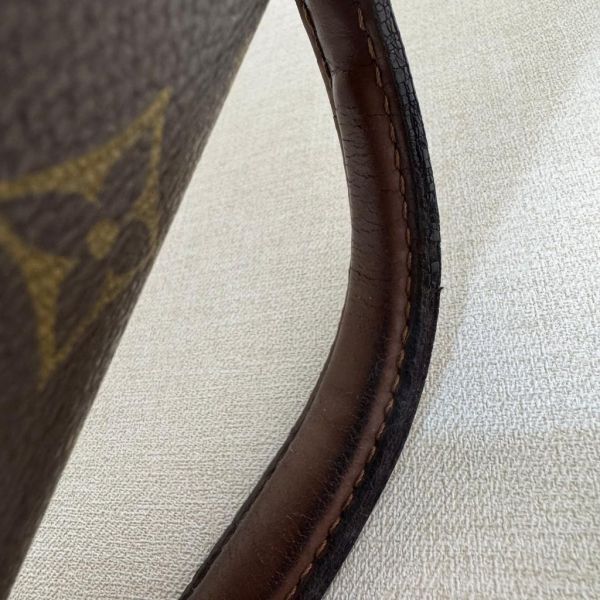 Louis Vuitton 紅皮老花 手提公事包 