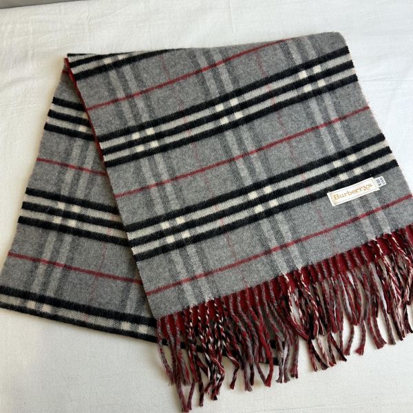 Burberry 巴寶莉 羊毛格紋圍巾 