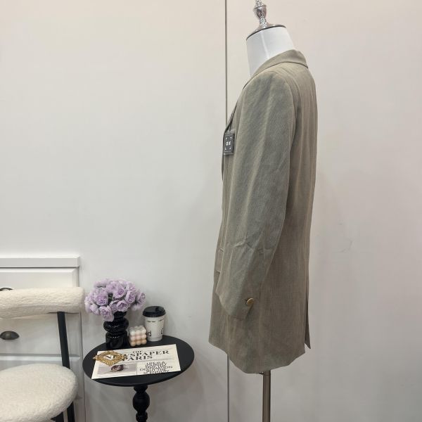 GIORGIO ARMANI灰色格紋西裝外套 