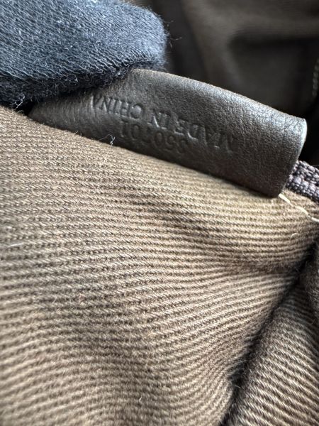 LOEWE Anagram 帆布皮革拼接波士頓包/手提包 