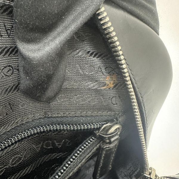 Prada Bowling Bag 黑色皮革保齡球包 