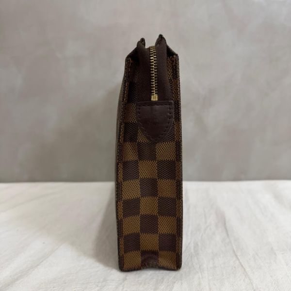 LV 棋盤格 手拿包 