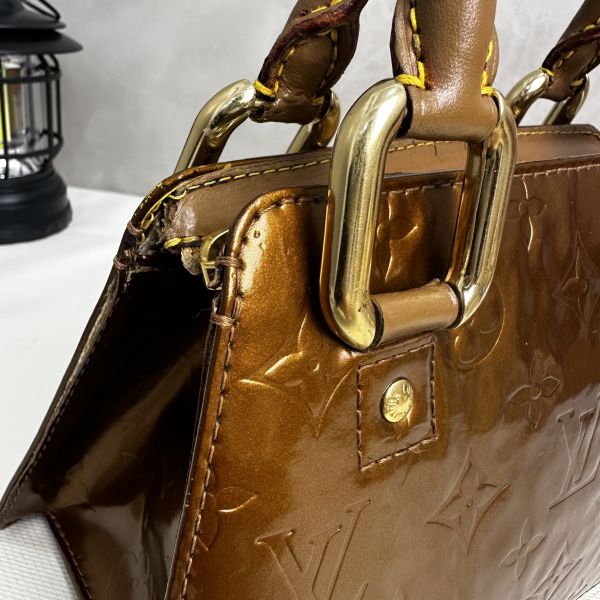 Louis Vuitton 亮面漆皮手提包 