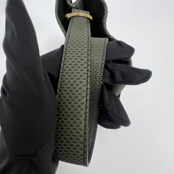 Gucci皮革迷你水桶包 