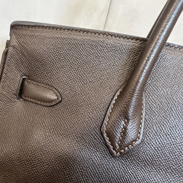 Hermès Birkin 柏金包 35 深巧克力色 