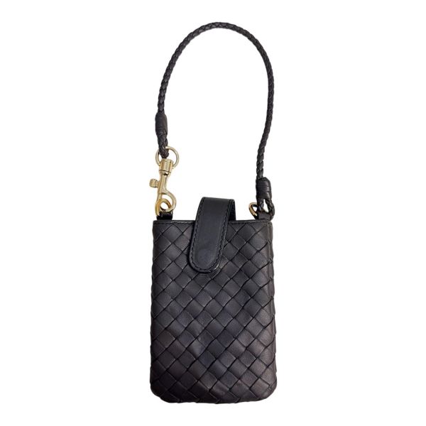Bottega Veneta 經典編織小羊皮手機包迷你掛包* 