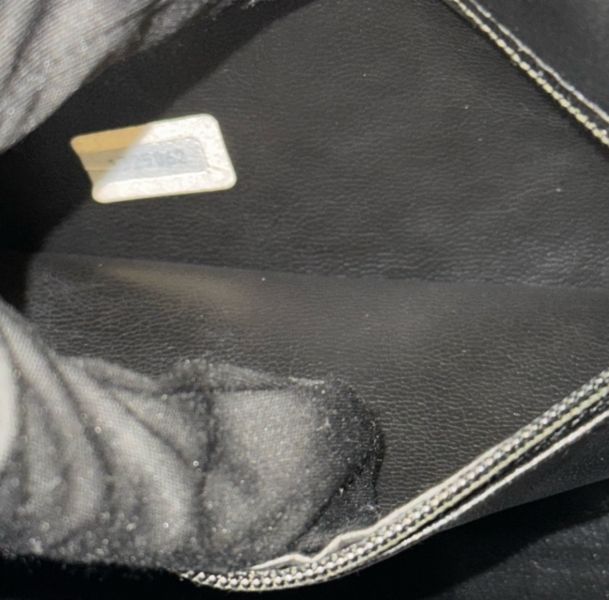 Chanel 小羊皮咖色化妝包 