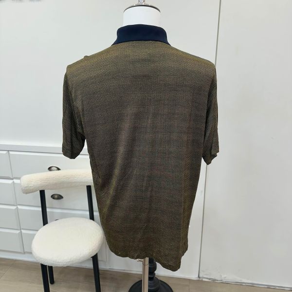 GIVENCHY 紀梵希 黑金格紋polo襯衫 