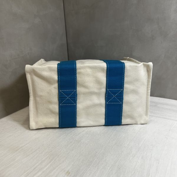 Hermès 帆布藍色手提包 